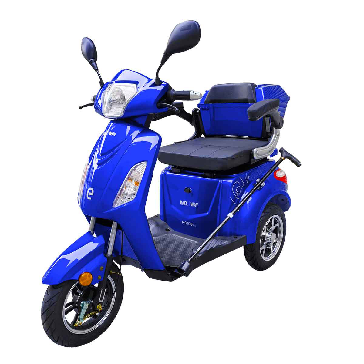Elektrický tříkolový vozík RACCEWAY VIA / modrý lesklý (2023)